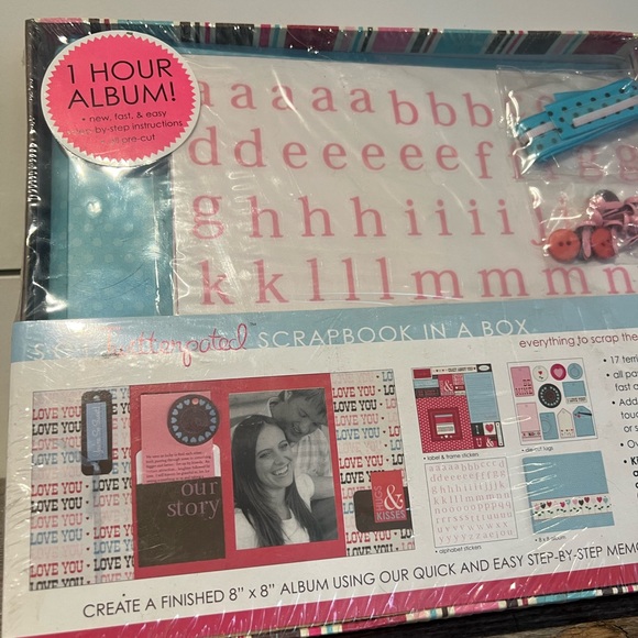 s.e.i Twitterpated Other - NEW KIT Scrapbook in a box creates a Finished 8”x8”